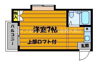 ミヨシコーポ早島の間取り