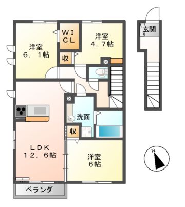 エスペランサ永昇IIの間取り