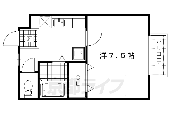 Ｎ’ｓ　双ヶ丘の間取り