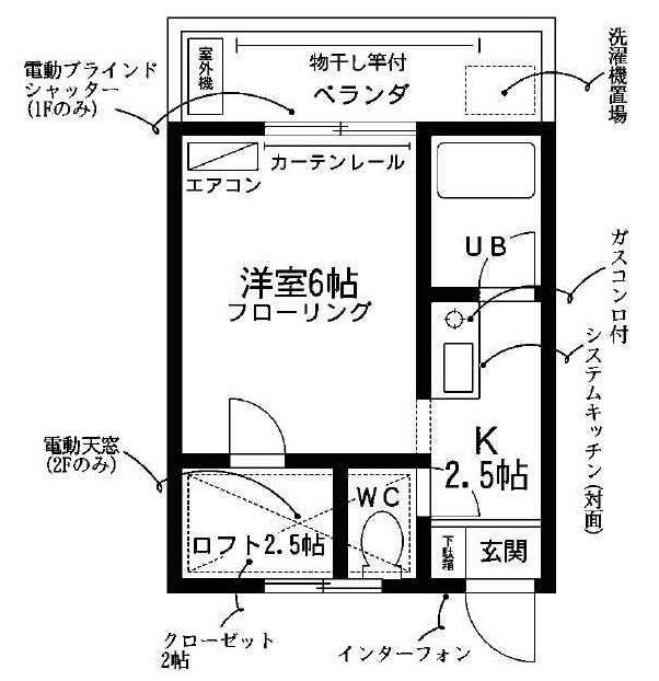 セザンヌ多米の間取り