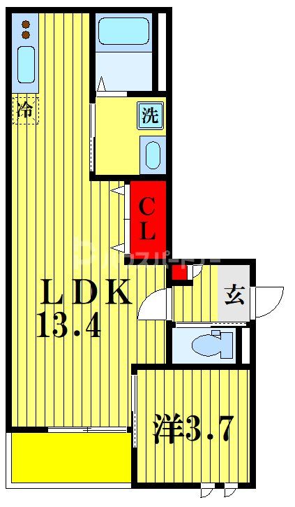 REGALEST南流山の間取り