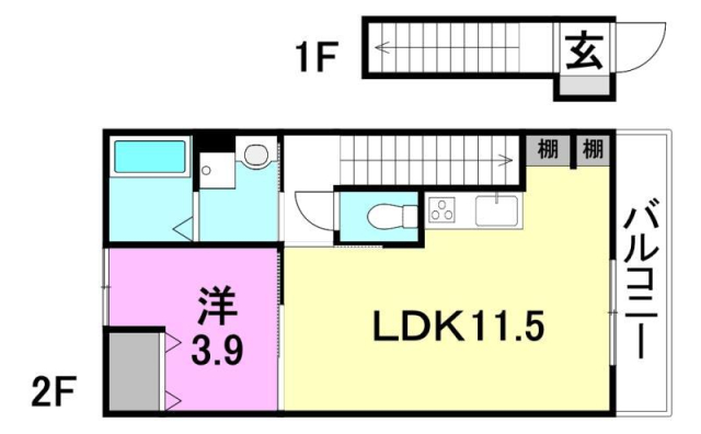 ＬＵＭＩＥＬＥ大可賀の間取り