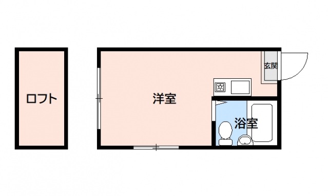 川崎市麻生区高石のアパートの間取り