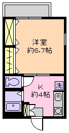 エステートピア中村の間取り