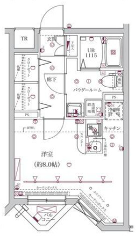 スクエアシティ新蒲田の間取り