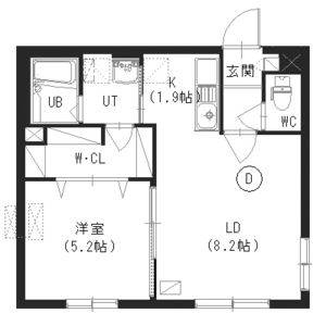 アフィーノ中島公園の間取り