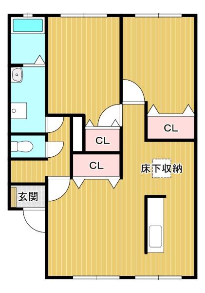 ファミリーハイツの間取り