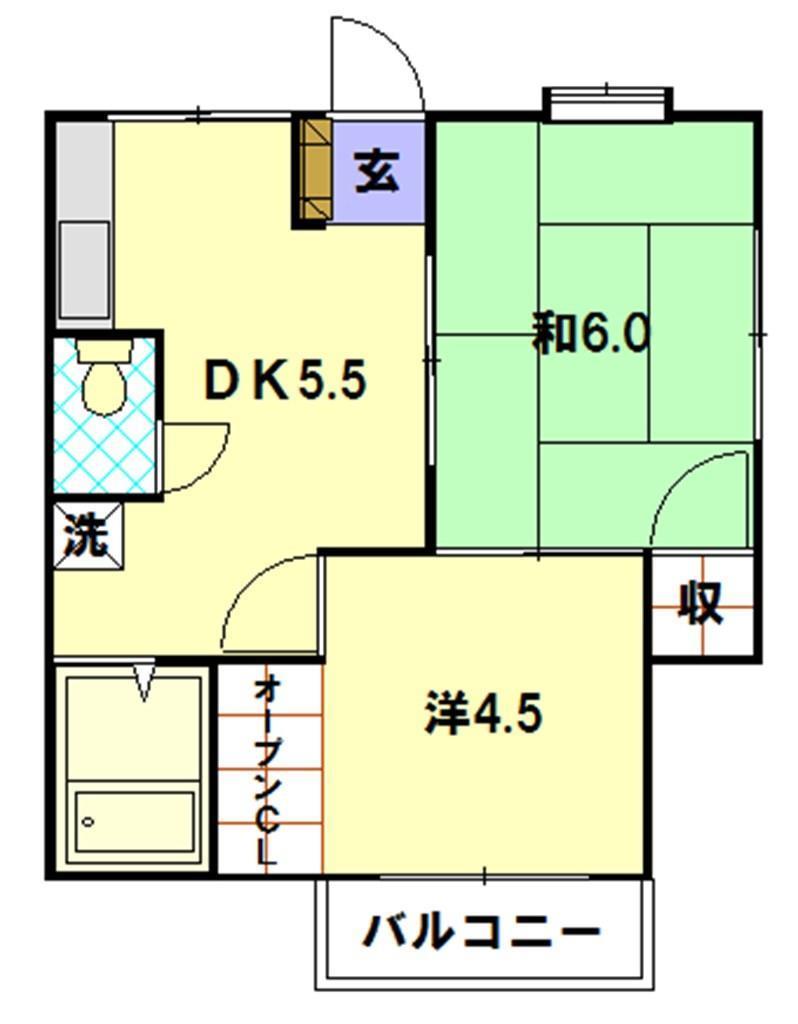 サンシエ田上の間取り