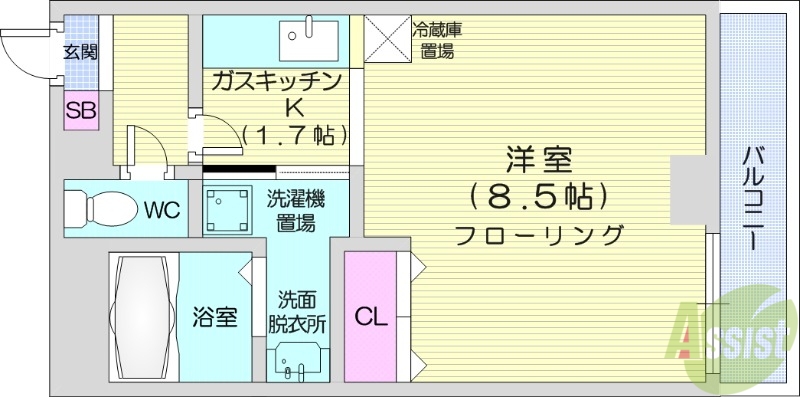 【セトルクラシカルの間取り】