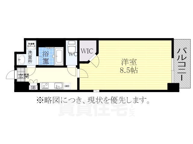 ゼスタレジデンス桜山　（1階から5階は学生限定フロア）の間取り