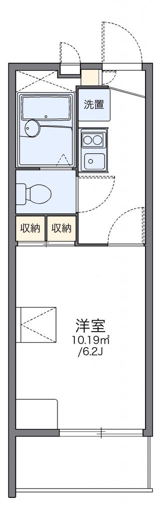 レオパレスアルシオネの間取り