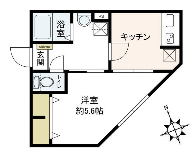 エスメラルダ大森の間取り