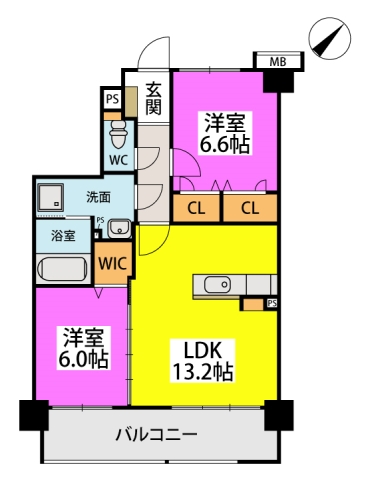 ヴェルデ青山の間取り