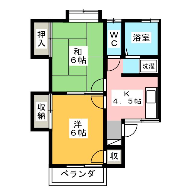 セントラルハウスIIの間取り