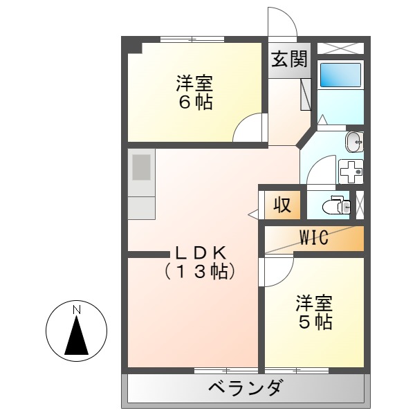 川村ビルの間取り