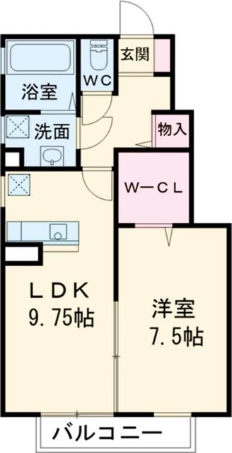 海部郡蟹江町大字蟹江新田のアパートの間取り