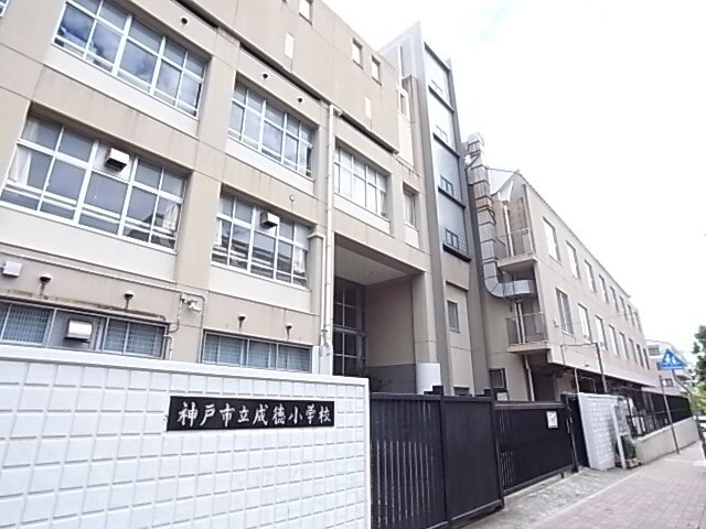 【神戸市灘区記田町のマンションの小学校】