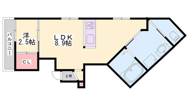 ブロンテ北在家EASTの間取り