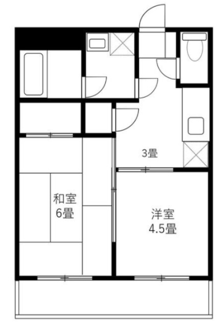 リッシェル天沼の間取り