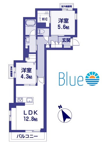 藤沢市宮前のマンションの間取り