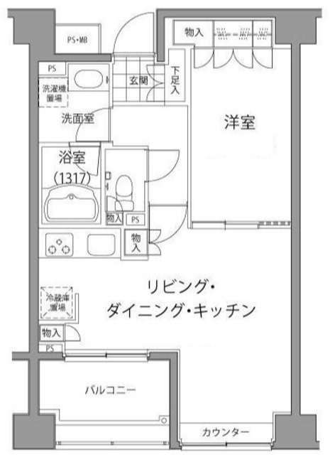 エーデル練馬の間取り