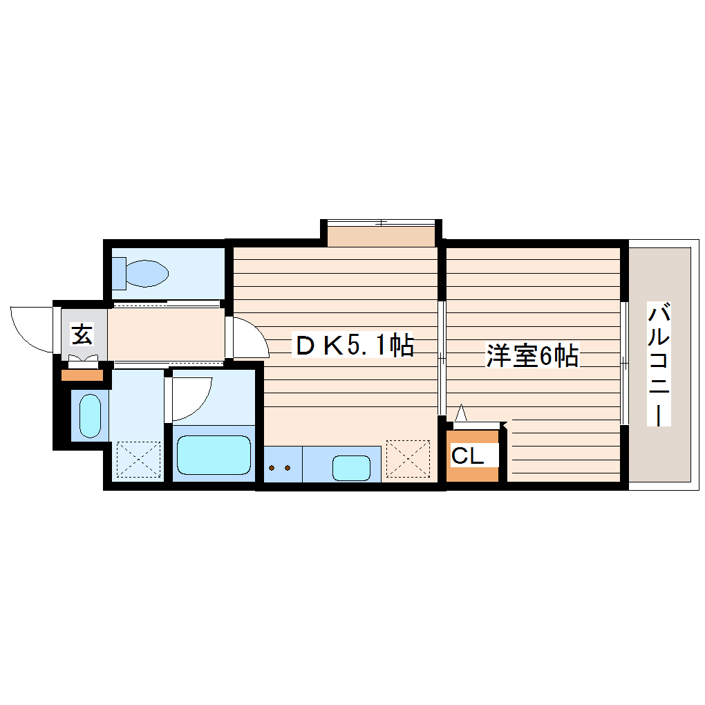 MFPRコート晩翠通の間取り