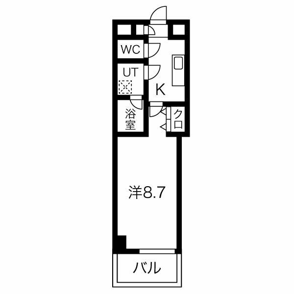 春日井市関田町のマンションの間取り