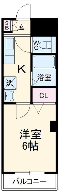 【茨木市南春日丘のマンションの間取り】