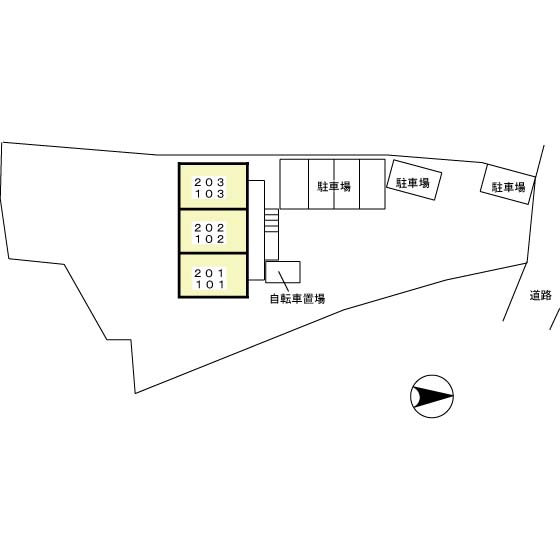 【半田市岩滑高山町のアパートのその他】