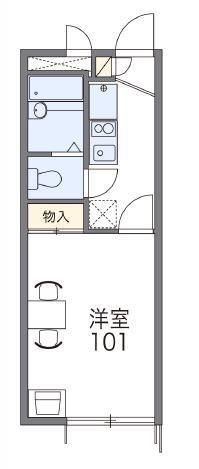 越谷市花田のアパートの間取り