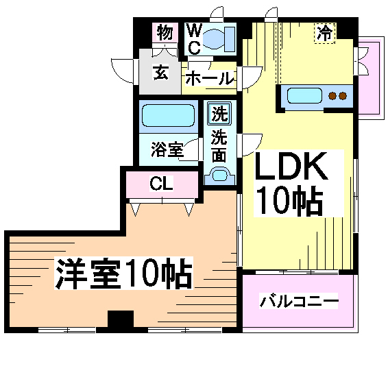 武蔵野市中町のマンションの間取り