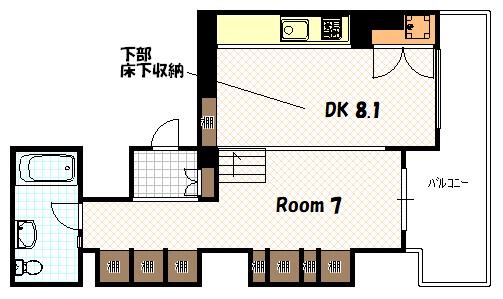 是空HORIKAWAの間取り