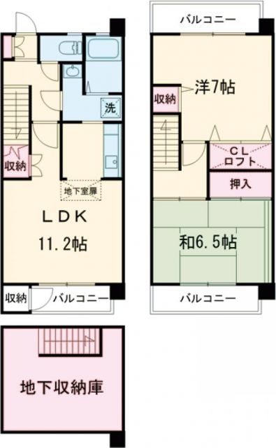 サンモールの間取り