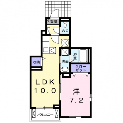 ジュネビーブ Iの間取り