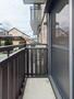 バルコニー　南向きです
