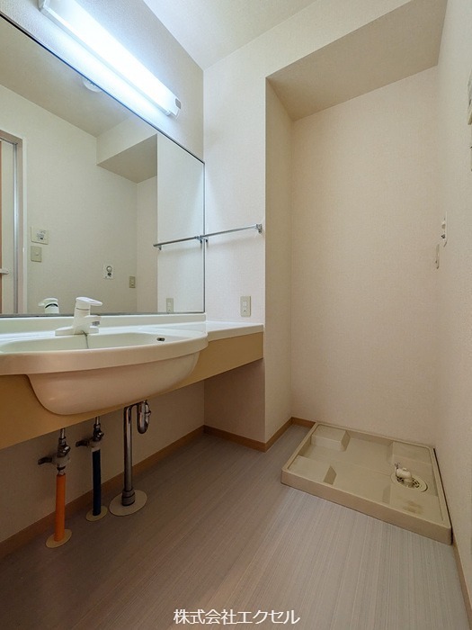 洗面設備　パウダールームです