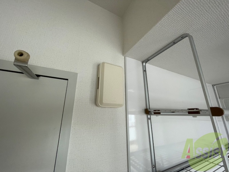 セキュリティ　来客時にはこちらのチャイムが鳴りますよ。