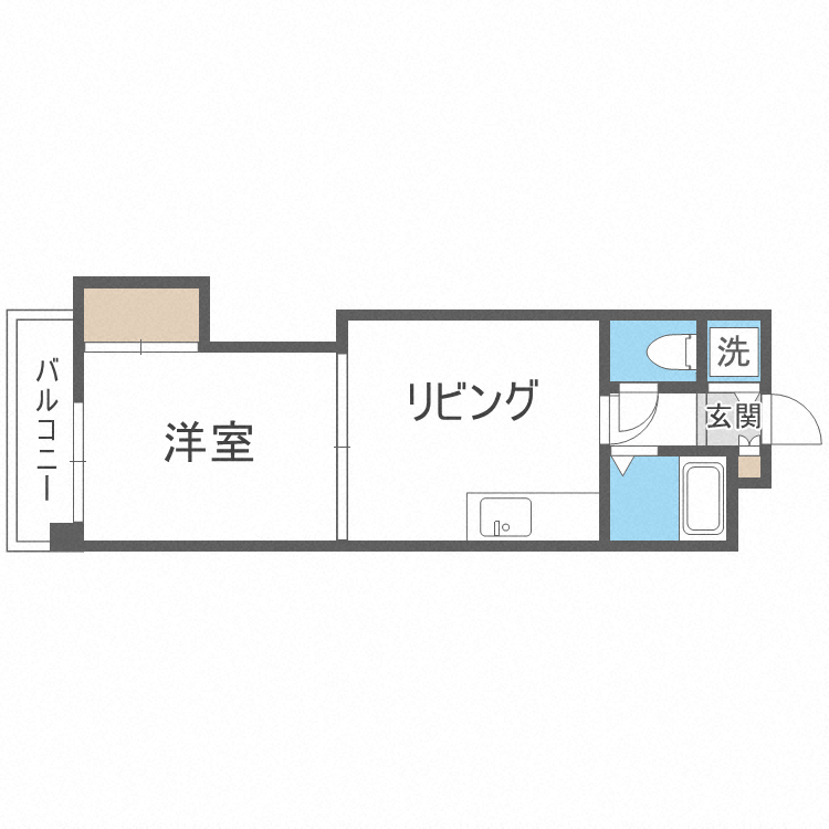オルゴグラート札幌の間取り写真