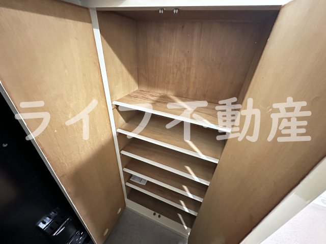 収納　収納のためのスペースです