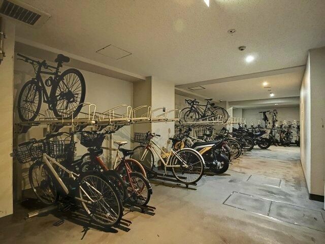 駐車場　駐輪場です。