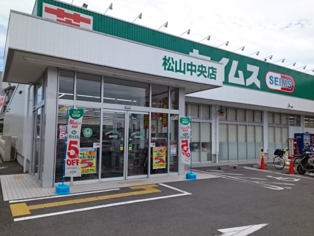 ドラックストア　ドラッグセイムス松山中央店（ドラッグストア）まで400m