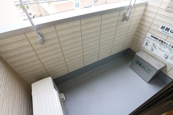 バルコニー　落ち着いた時間を過ごせるバルコニーです