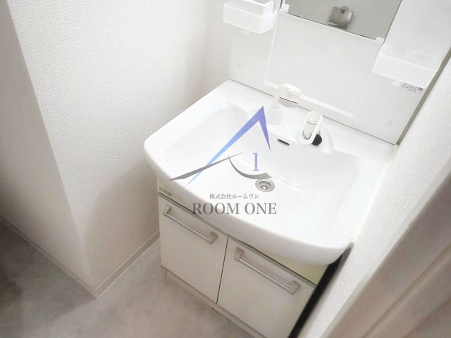 洗面設備　洗面台です。