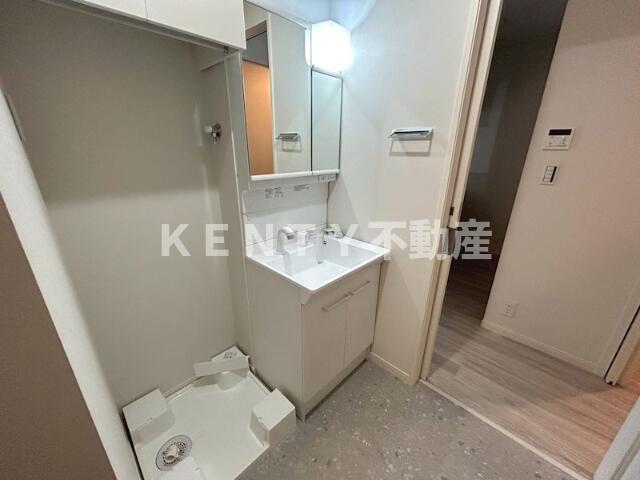 洗面設備　使いやすい洗面所です