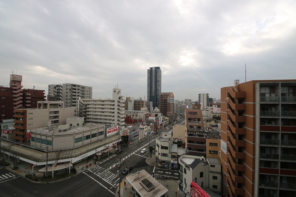 眺望　セイワパレス玉造駅上