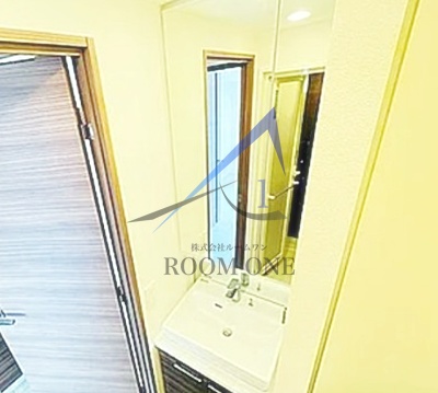 洗面設備　洗面台です。