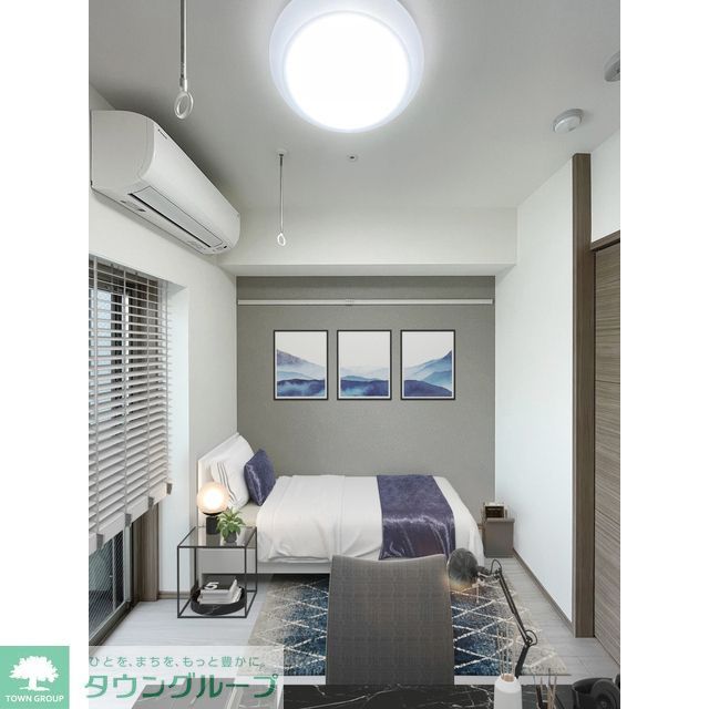 居室・リビング　家具・調度品等はCG加工です。実際の賃貸住居には含まれません