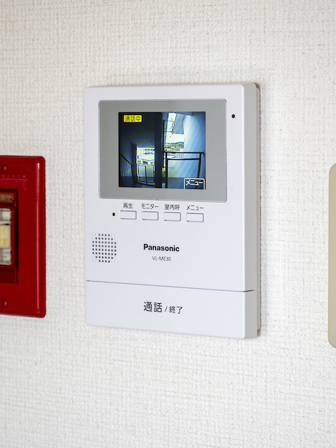 セキュリティ　カラーモニター付インターホン