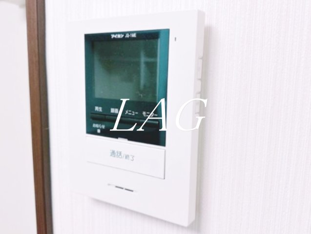 セキュリティ　モニター付きインターフォンです。