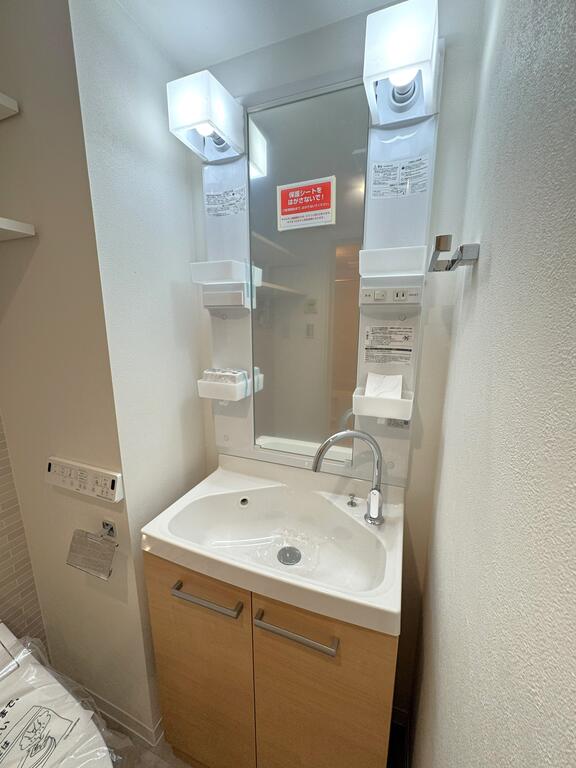 洗面設備　反転タイプ別部屋の写真です。
